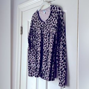 ☀️OLD NAVY | LEOPARD-PRINT CARDIGAN